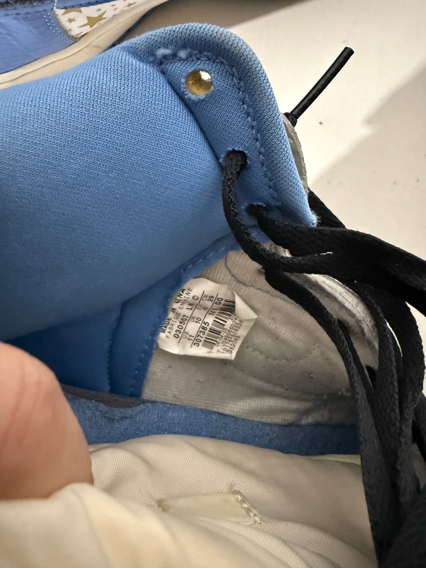 Nike Dunk Supreme SB High Blue Stars size 11 US