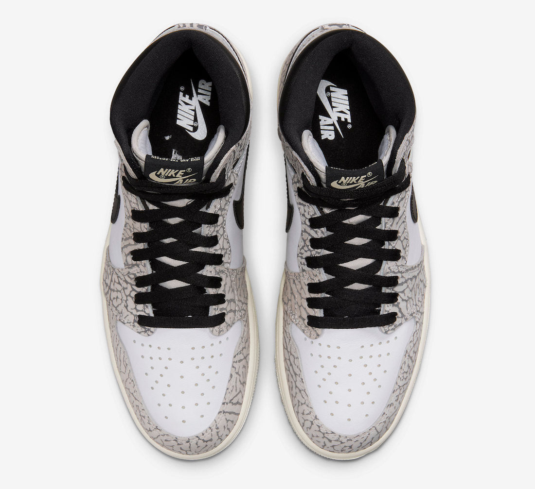 NEW Air Jordan 1 High OG White Cement DZ5485-052