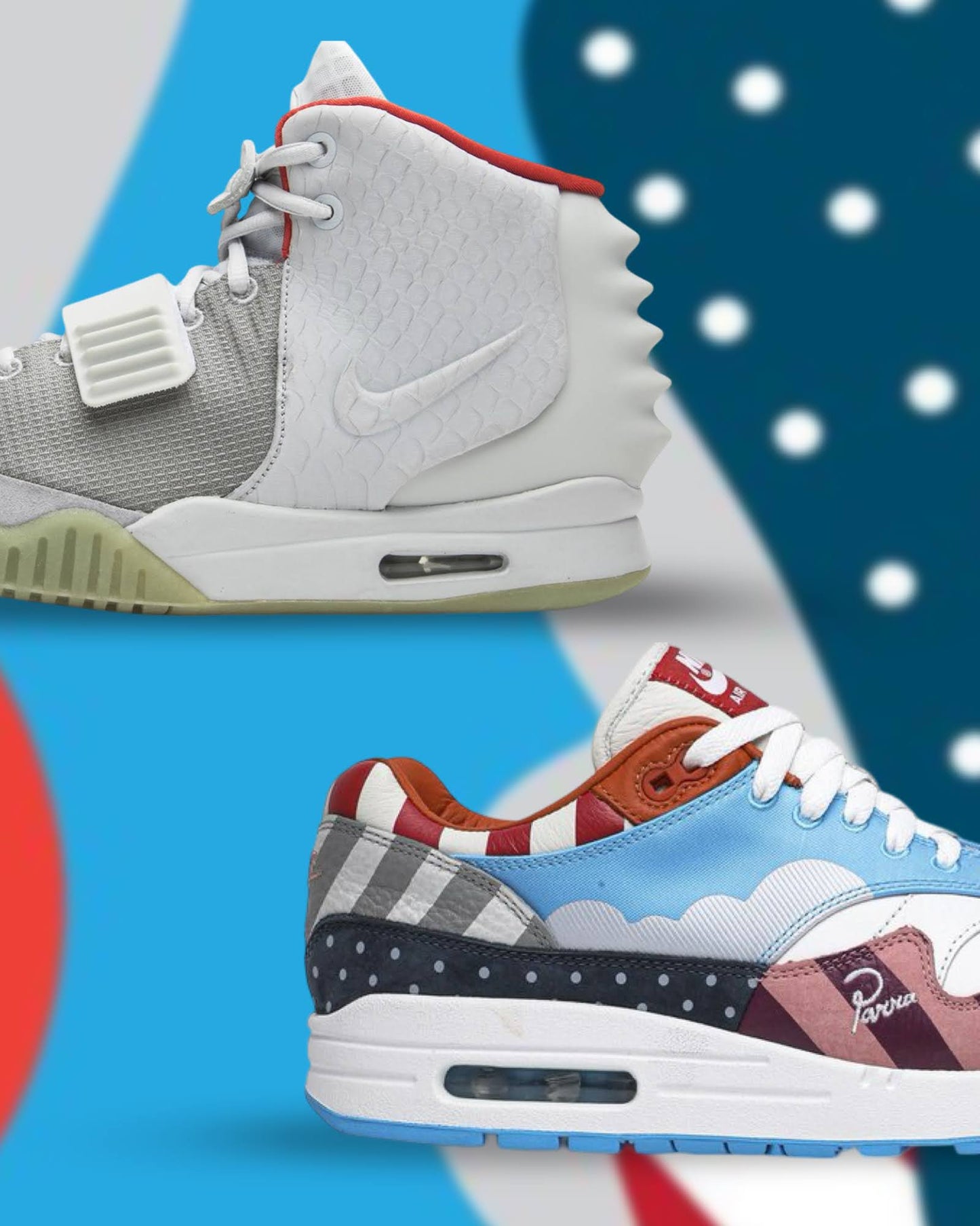 $11 Subscription - DS Air Max 1 Parra F&F + Air Yeezy 2 Plats + KAWS 400