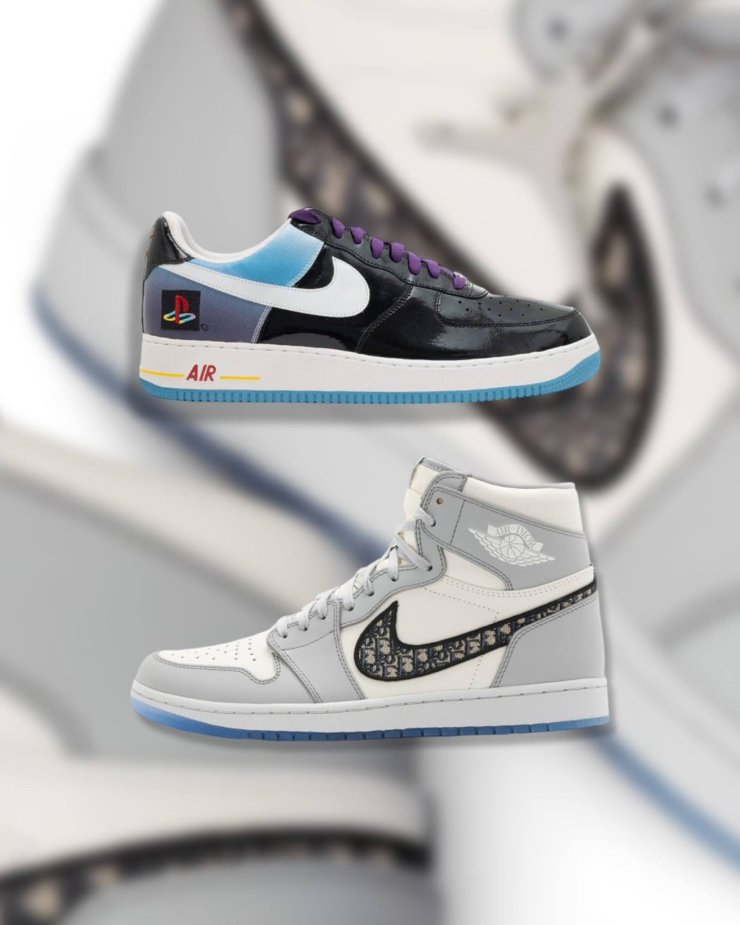 $11 Subscription - DS Air Jordan 1 DIOR HIGH + Nike Playstation Air Force 1