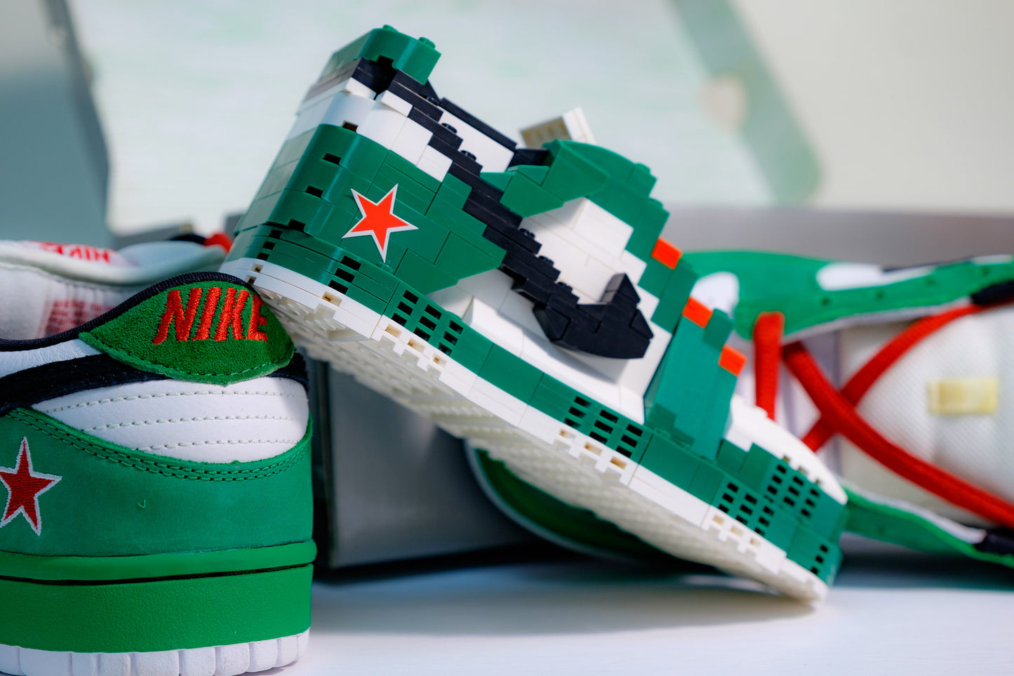 NETMAGNETISM SERIES 3 III - Dunk SB Heineken Green White 2019