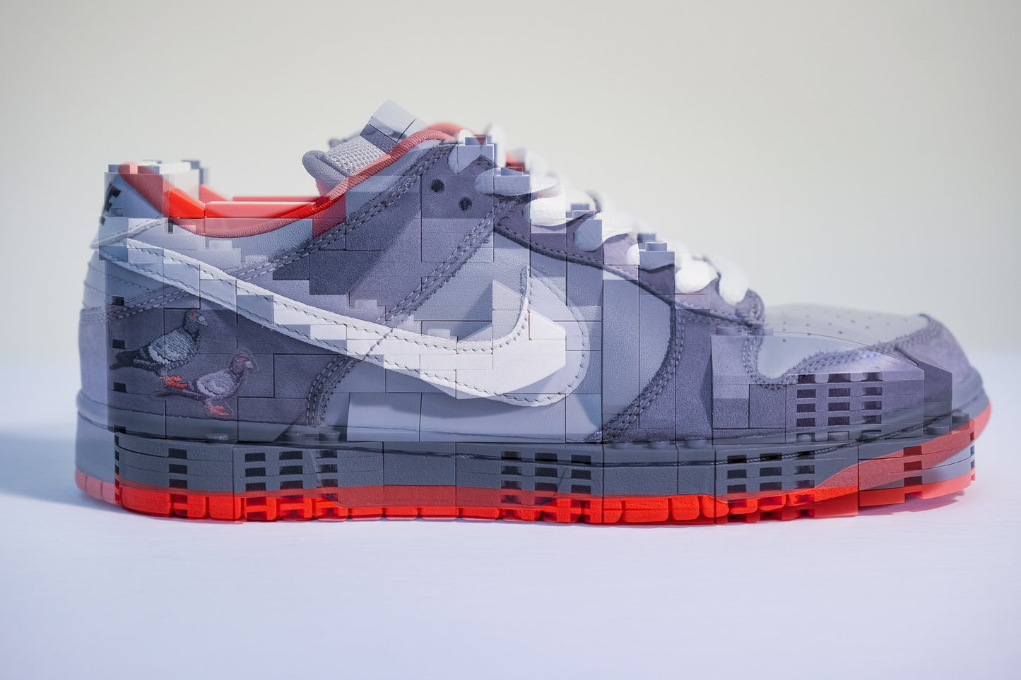 NETMAGNETISM SERIES 3 III - Dunk SB Pigeon Grey White 2019