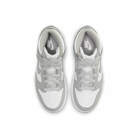 NEW with box Nike Dunk High (PS) Unisex KIDS DD2314-101 WHITE/Vast Grey-White