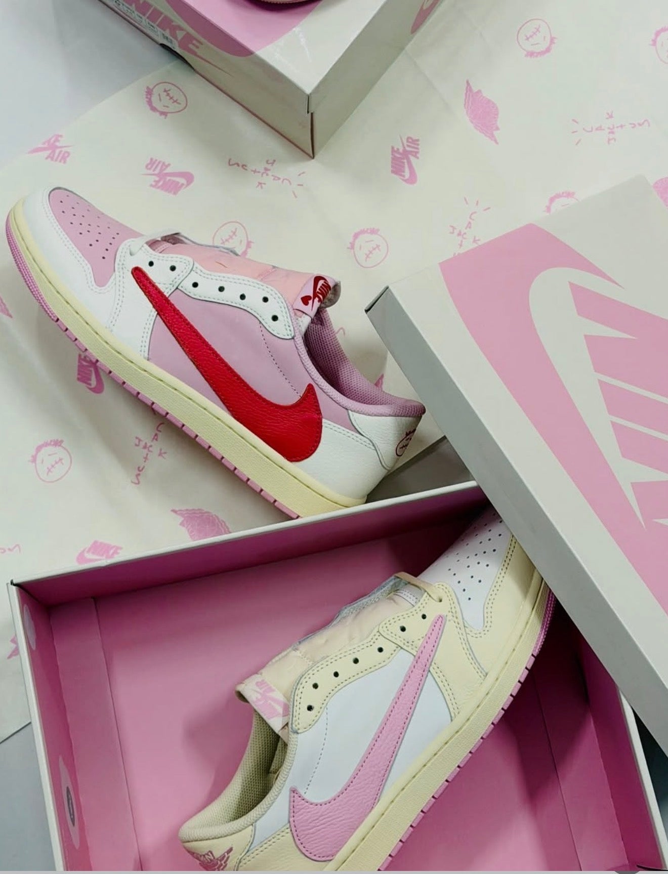 $11 Subscription - Air Jordan 1 Travis Scott Pink Tropical