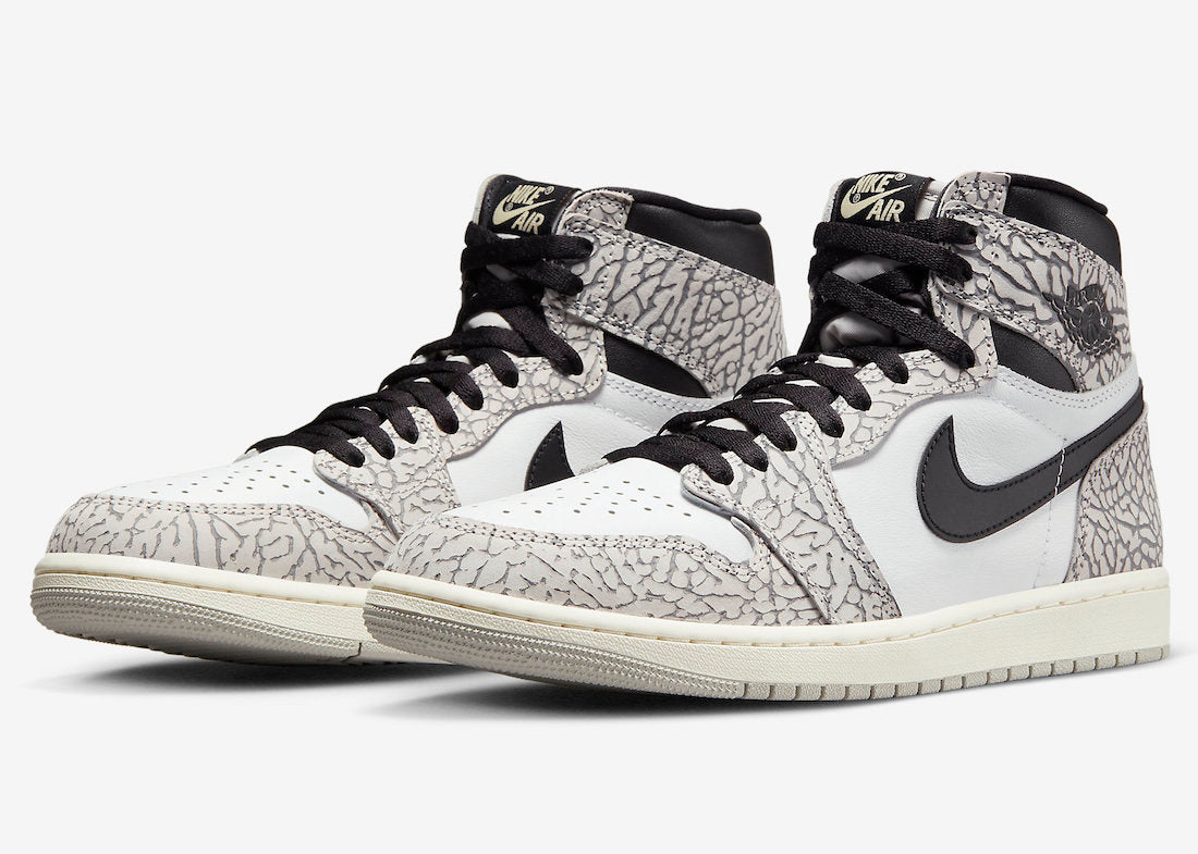 NEW Air Jordan 1 High OG White Cement DZ5485-052