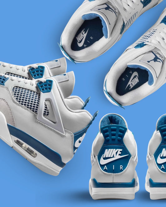 $11 Subscription - DS Air Jordan 4 Military Blue - 3 PAIRS - 1 DAY ONLY